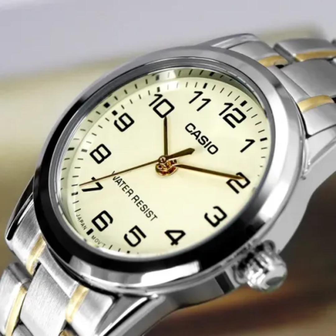 Reloj Casio LTP-V001SG-9B Mujer Acero  | CAS-M-92