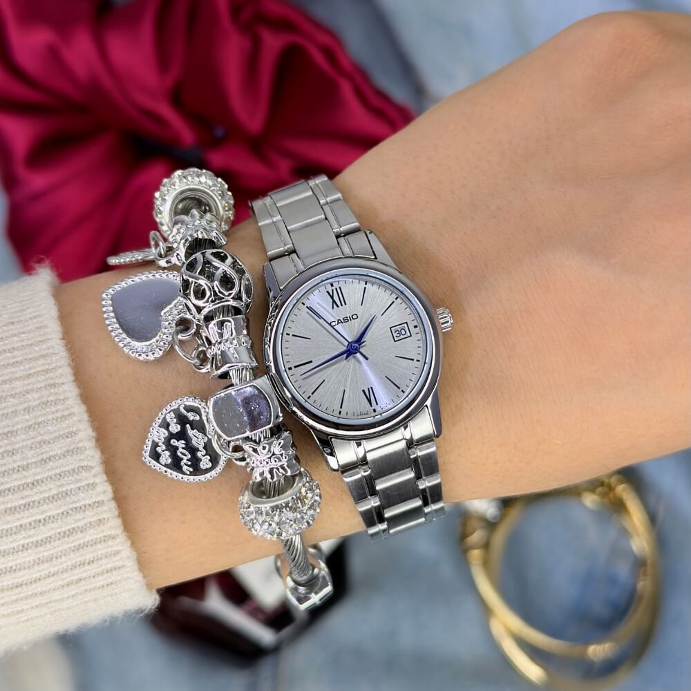 Reloj Casio LTP-V002D-7B3UDF Mujer Acero Plateado | CAS-M-81