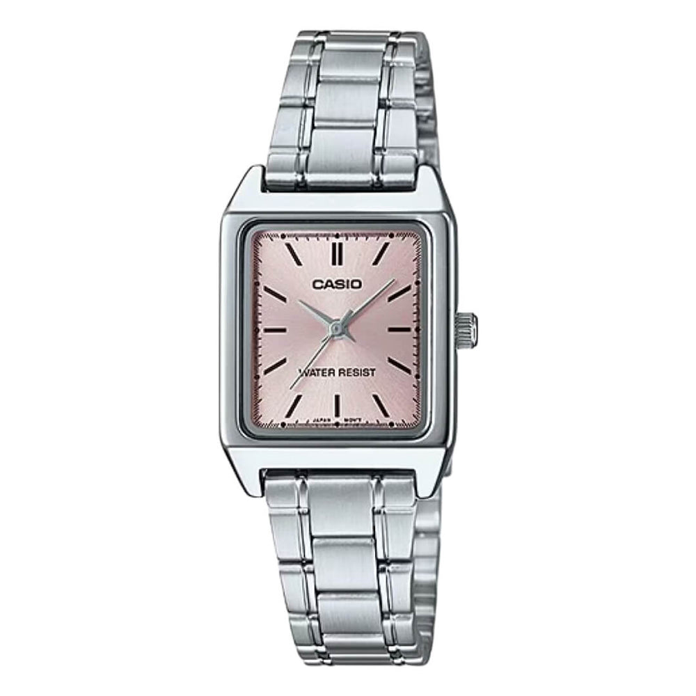 Reloj Casio LTP-V007D-4E para mujer de acero plateado