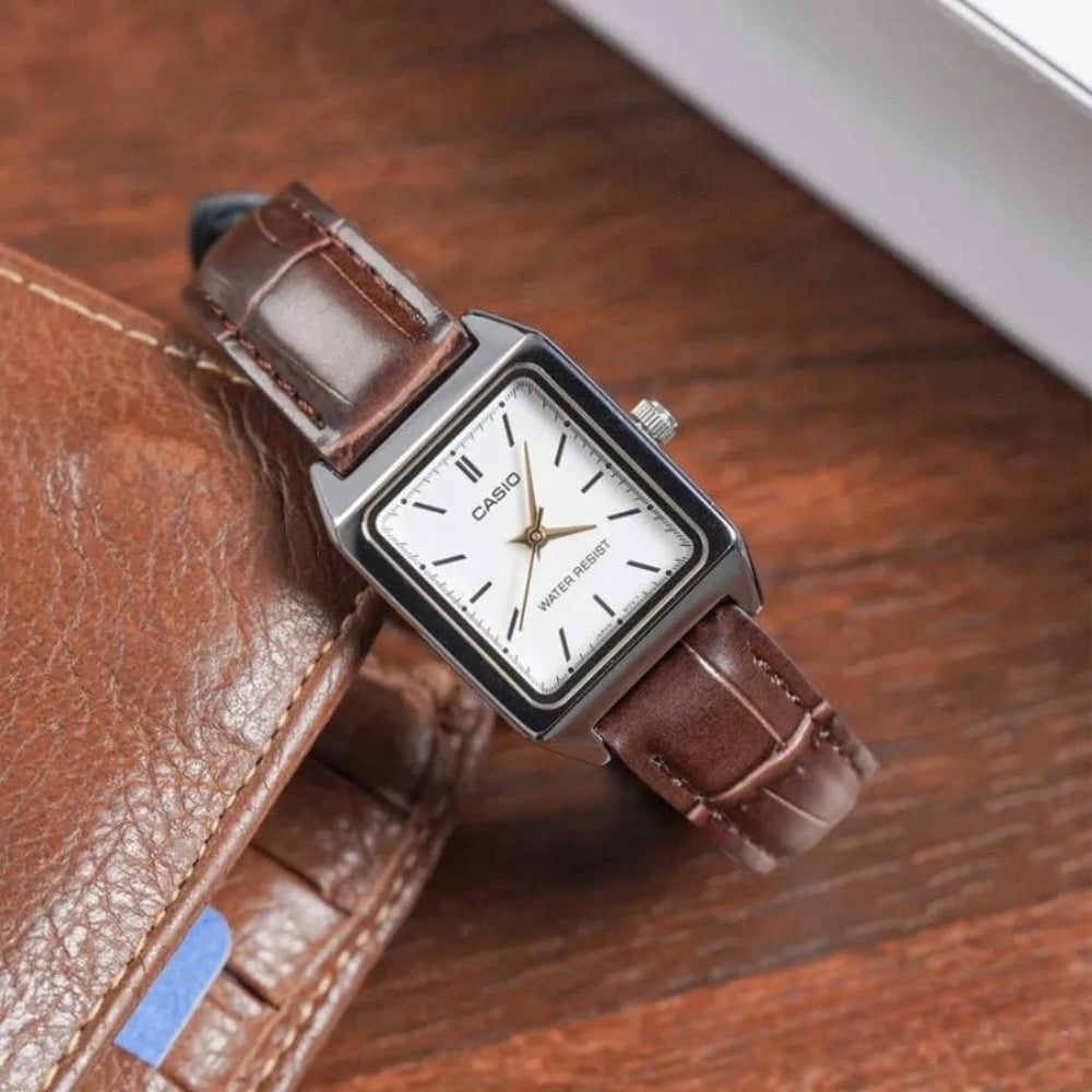Reloj Casio LTP-V007L-7E2 Mujer Cuero | CAS-M-179