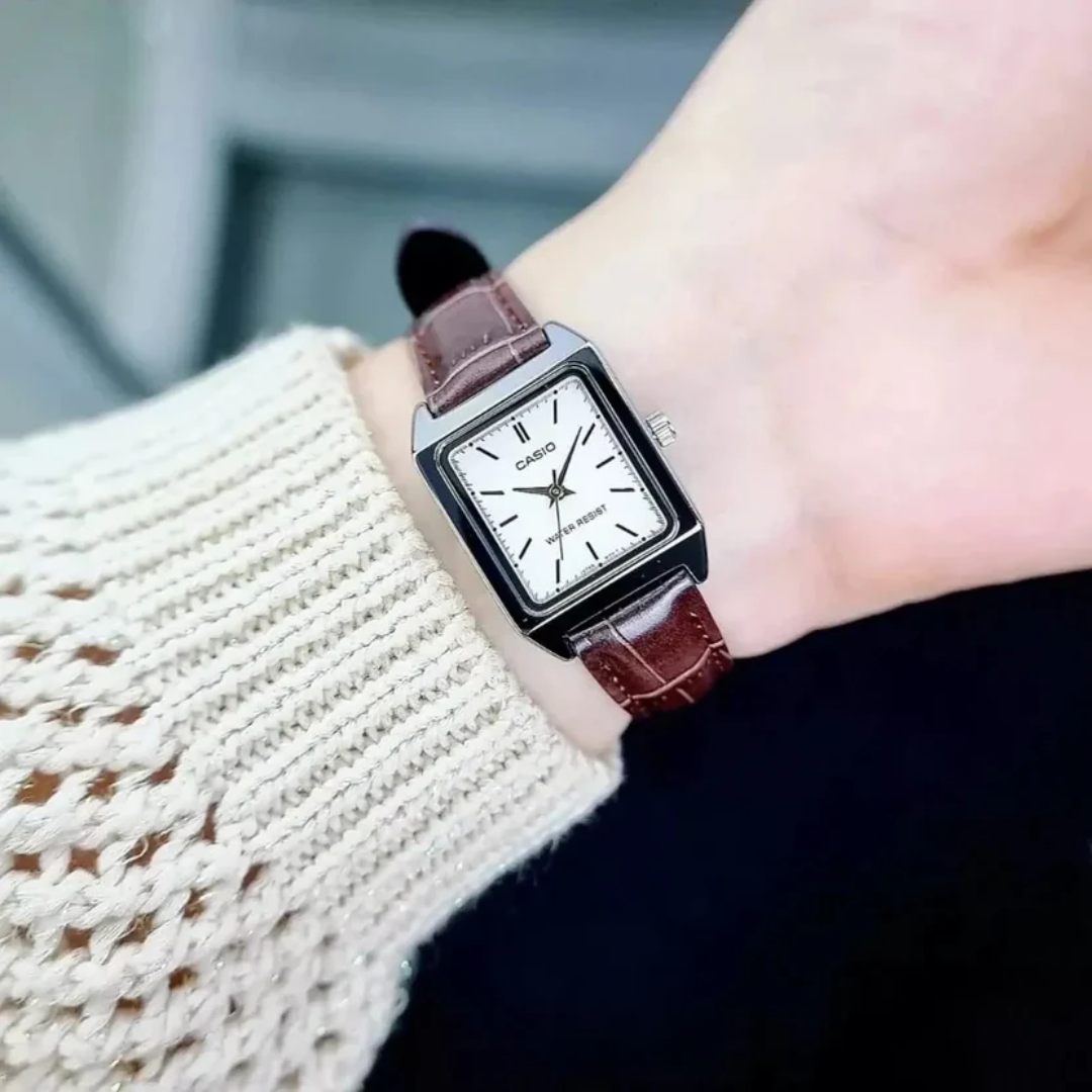 Reloj Casio LTP-V007L-7E2 Mujer Cuero | CAS-M-179