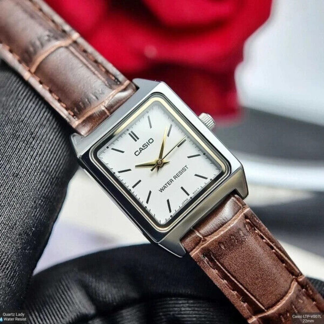 Reloj Casio LTP-V007L-7E2 Mujer Cuero | CAS-M-179