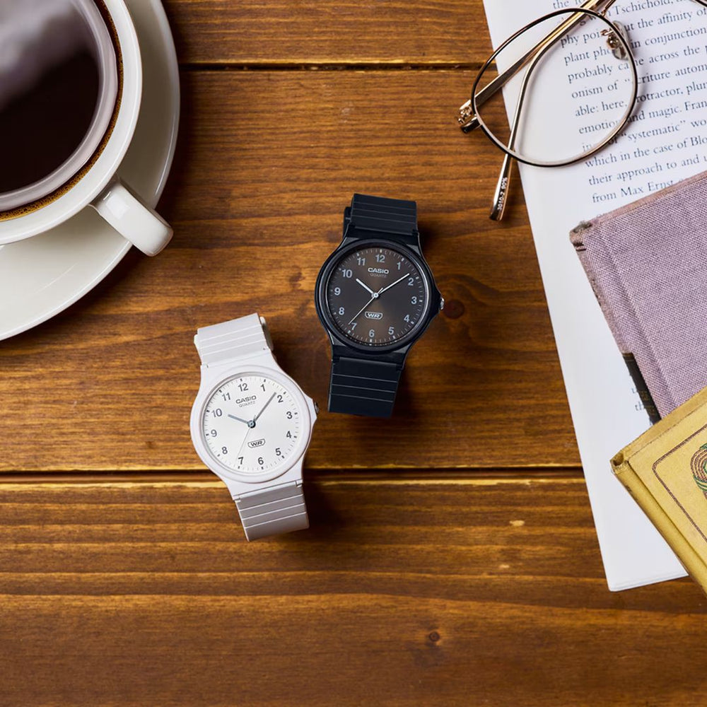 Reloj Casio MQ-24B-7B Mujer Resina Blanco | CAS-M-212