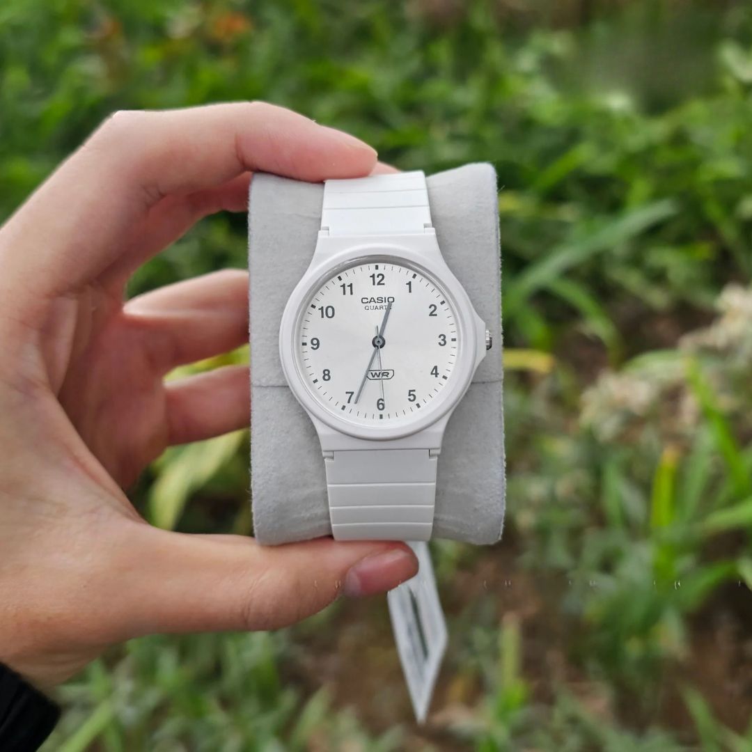 Reloj Casio MQ-24B-7B Mujer Resina Blanco | CAS-M-212