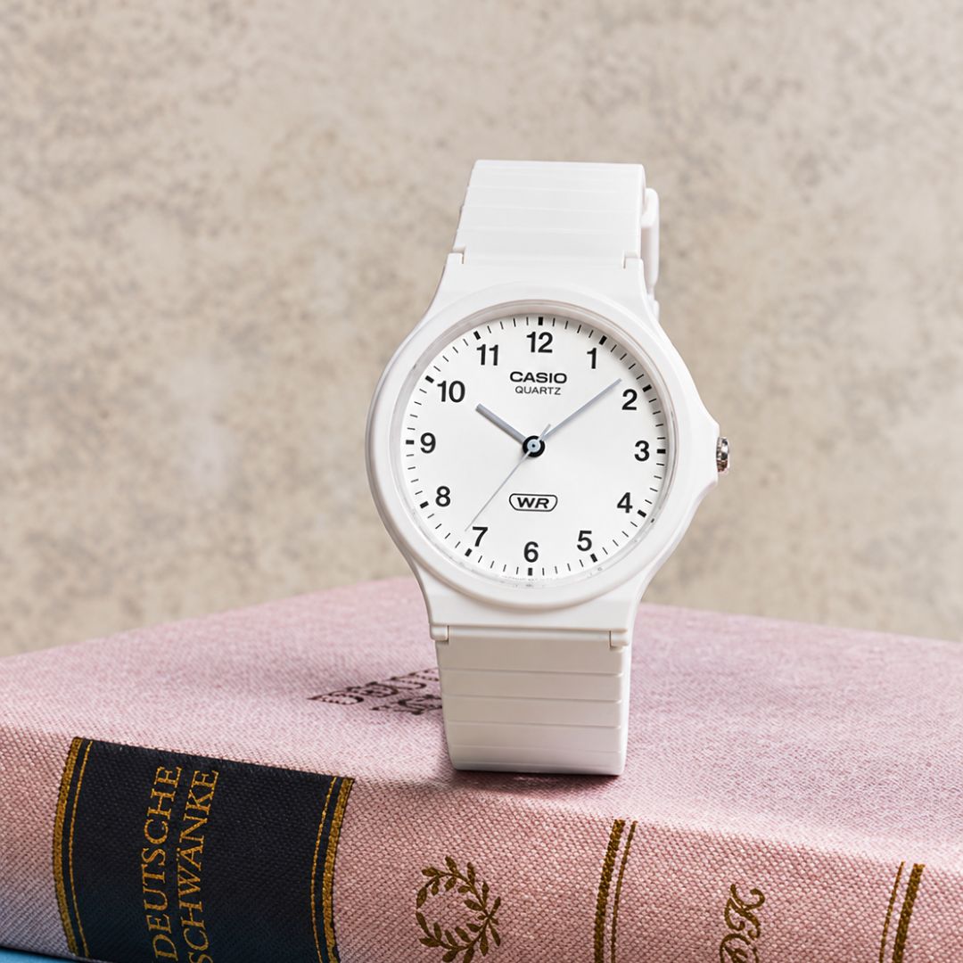 Reloj Casio MQ-24B-7B Mujer Resina Blanco | CAS-M-212