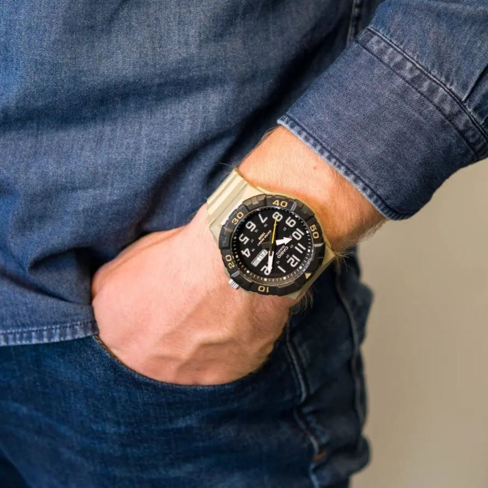 Reloj Casio MRW-210H-5AV Hombre Resina Caqui | CAS-297