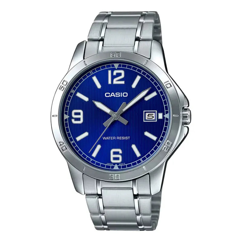 Reloj Casio MTP-V004D-2BUDF Hombre Acero Plateado | CAS-66