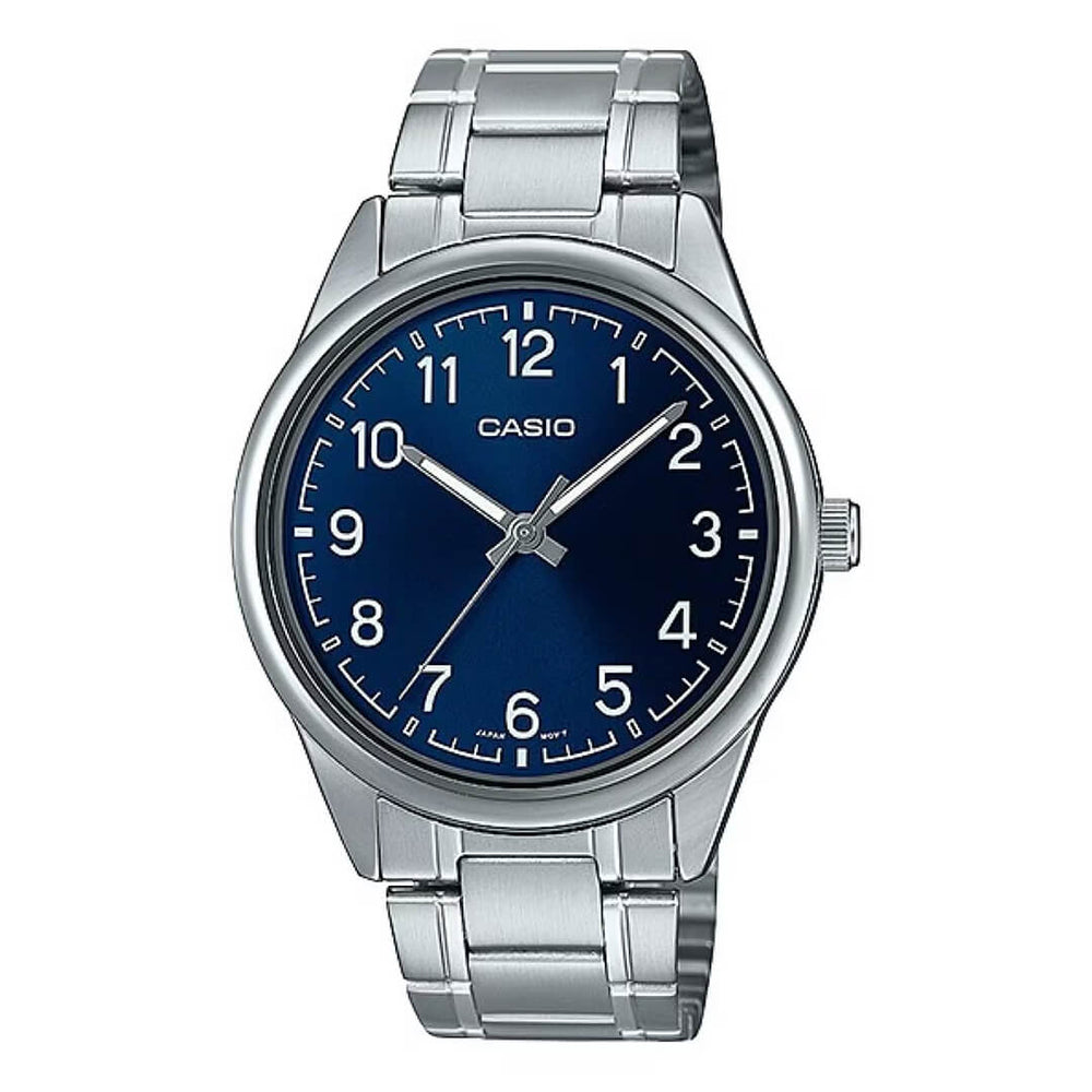 Reloj Casio MTP-V005D-2B4 para hombre con acero plateado