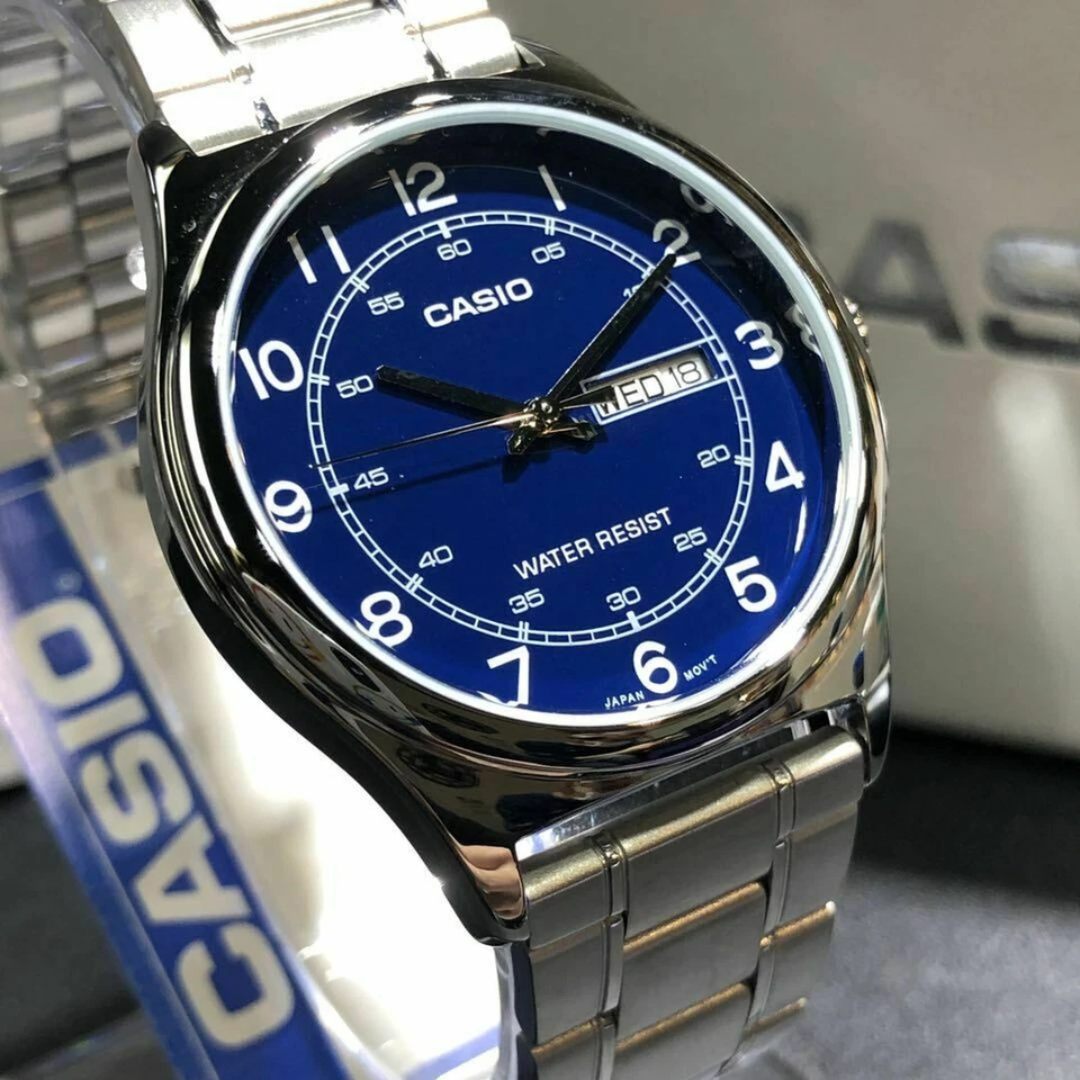 Reloj Casio MTP-V006D-2B Hombre Acero Azul | CAS-294