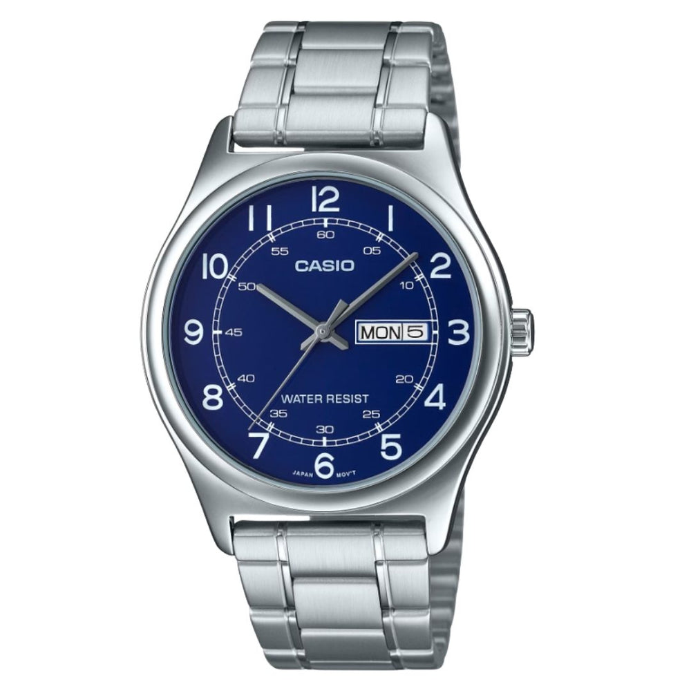 Reloj Casio MTP-V006D-2B Hombre Acero Azul | CAS-294