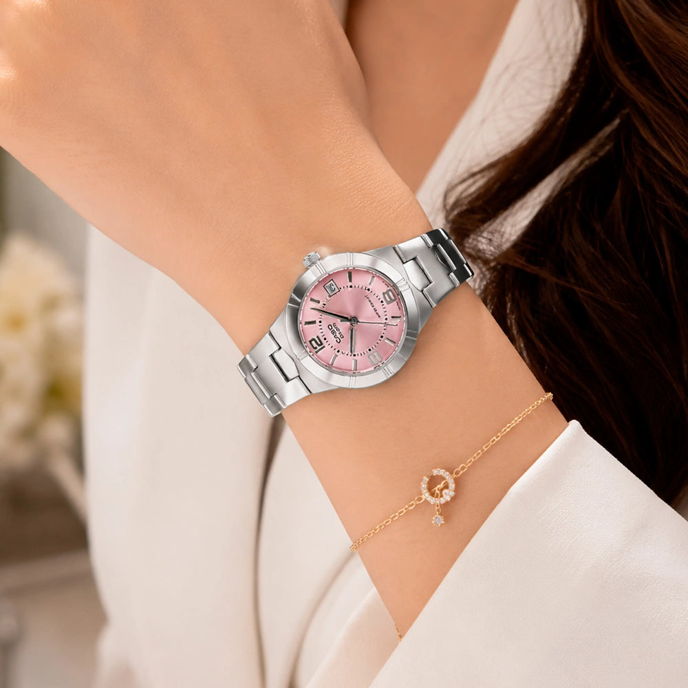 Reloj Casio LTP-1241D-4ADF Mujer Acero Plateado | CAS-M-50