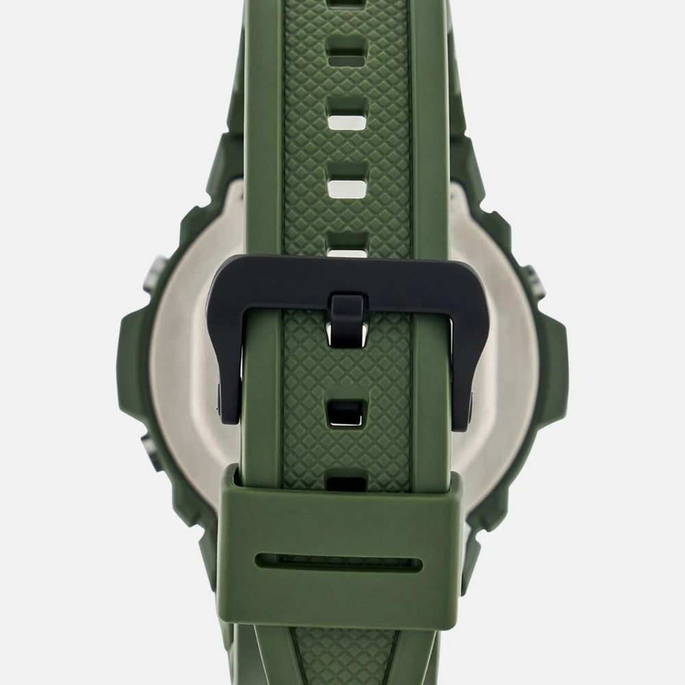 Reloj Casio W-219HC-3B Hombre Resina Verde | CAS-288