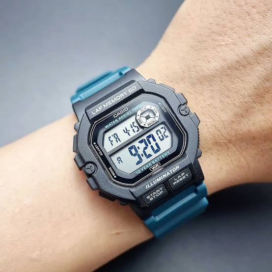 Reloj Casio WS-1400H-3A Hombre Resina Verde | CAS-275