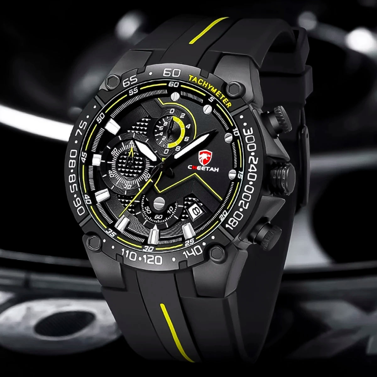 Reloj Cheetah CHT-2 Hombre Deportivo Negro