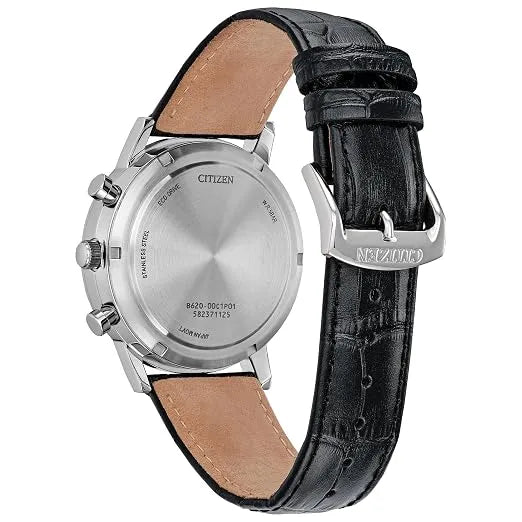 Citizen CA4630-02X cronógrafo solar Eco-Drive de acero inoxidable.