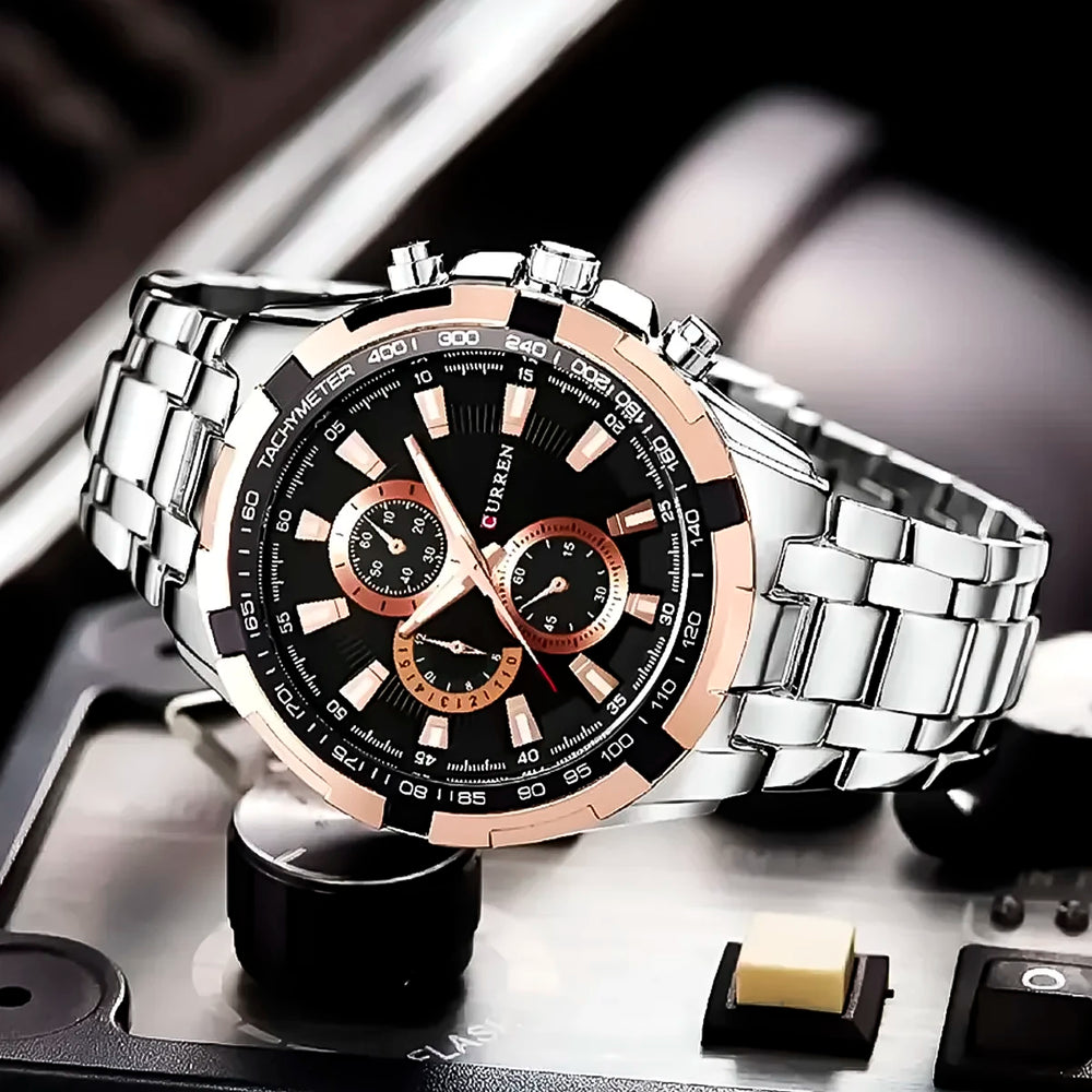 Reloj Curren Hombre Acero Plateado | CUR-20