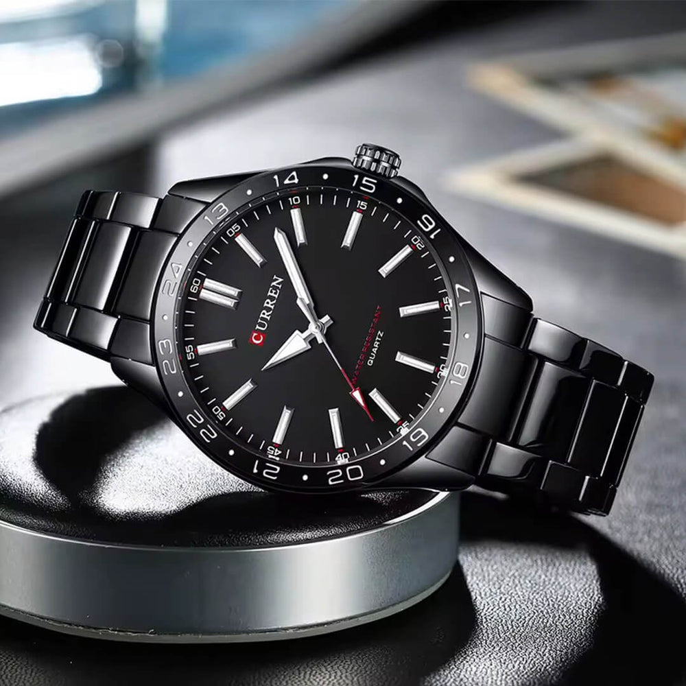 Reloj Curren CUR-73 Hombre Acero Negro