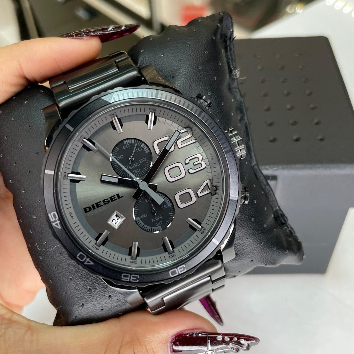 Reloj Diesel Double Down DZ4314 Hombre Acero Negro | DIE-18