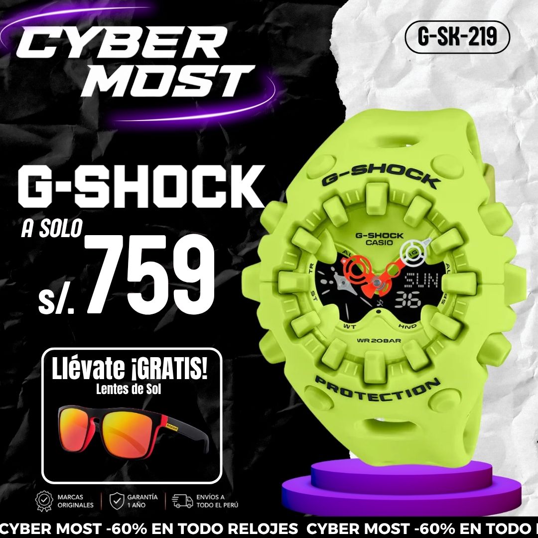 Reloj G-Shock GA-V01-9A Hombre Resina Verde