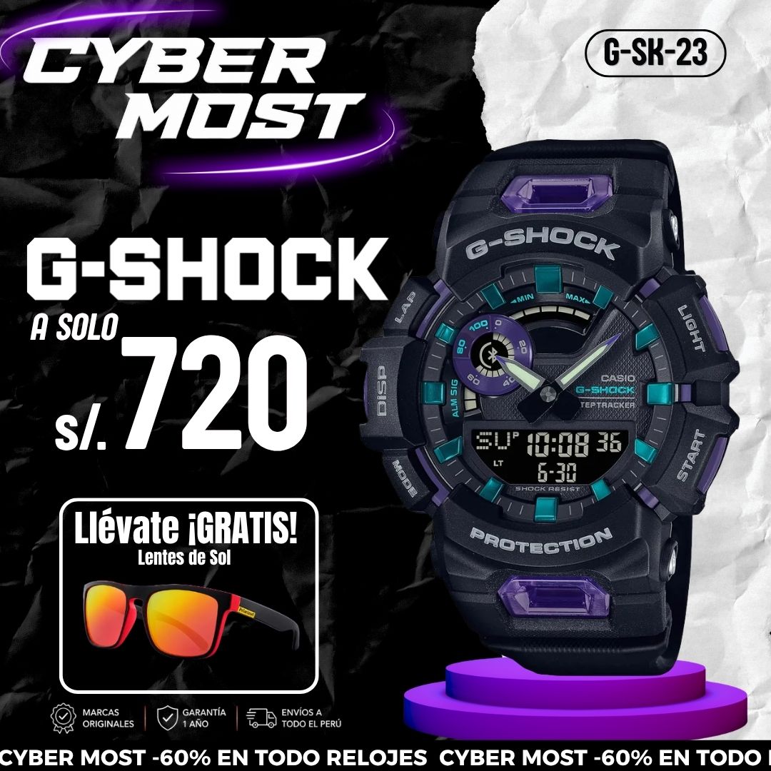 Reloj G-Shock GBA-900-1A6 Hombre Resina Negro