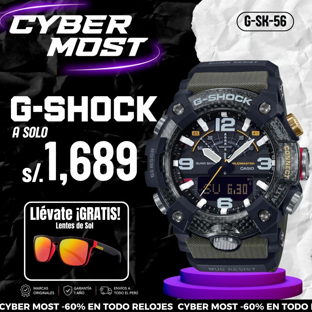 Reloj G-Shock Mudmaster GG-B100-1A3DR Hombre Bluetooth Verde