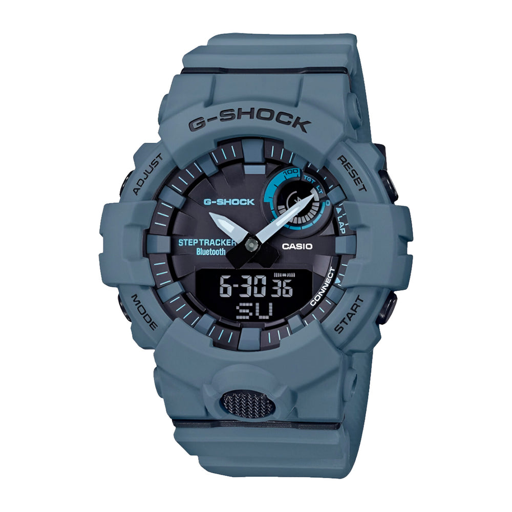 Reloj Casio G-Shock GBA-800UC-2A para hombre con correa de resina azul.