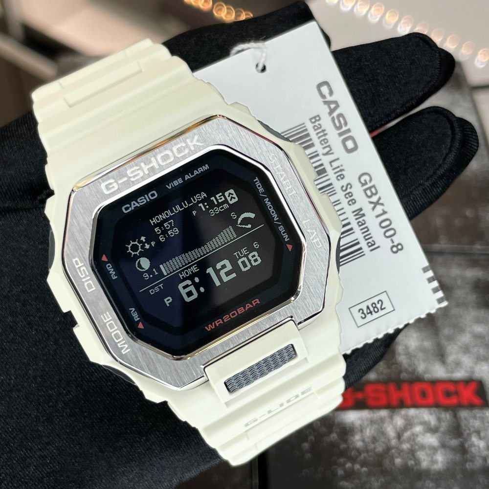 Reloj G-Shock GBX-100-8 Hombre Bluetooth Gris