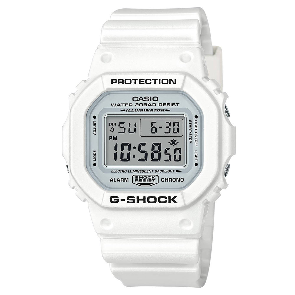 Reloj G-Shock DW-5600MW-7DR blanco digital para hombre