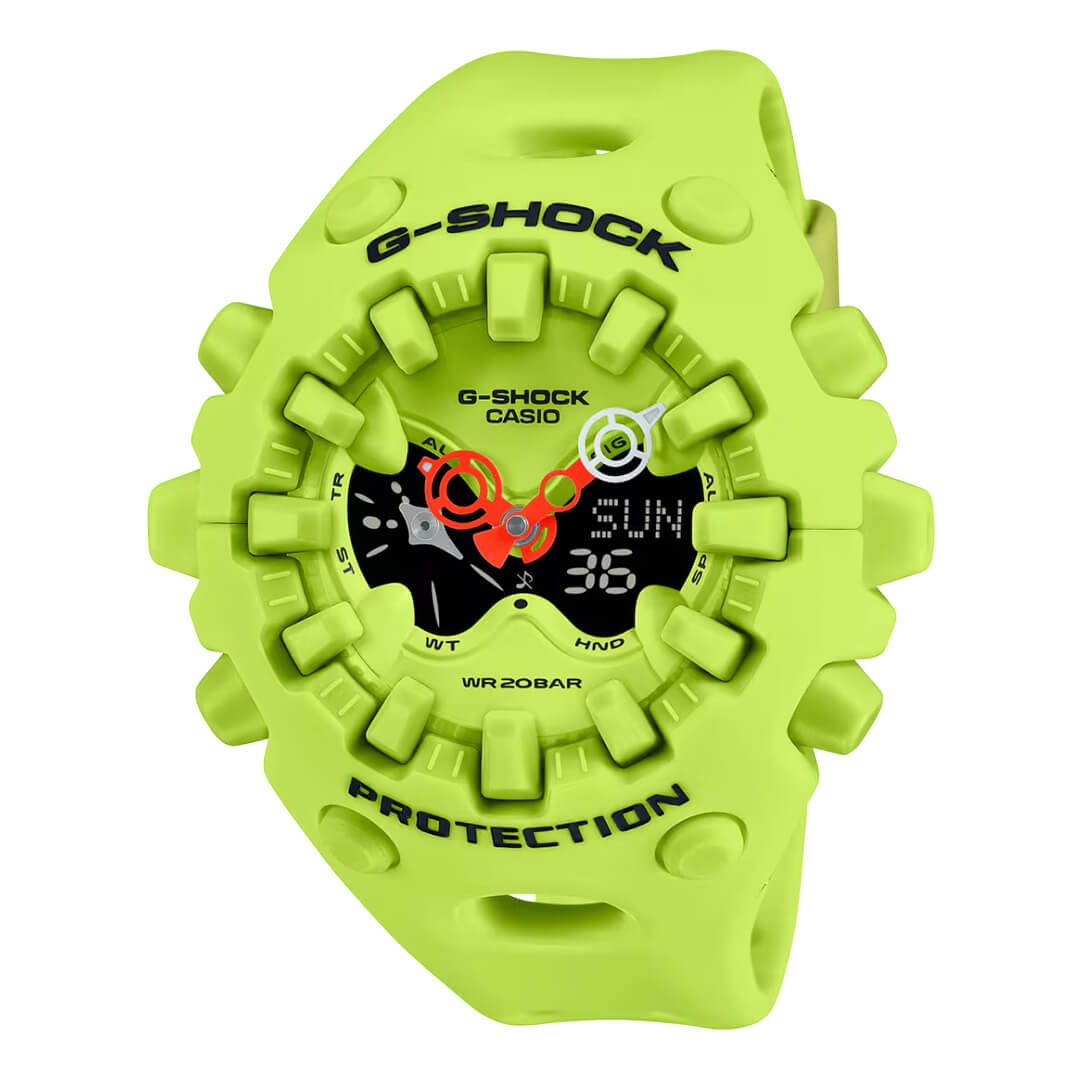 Reloj G-Shock GA-V01-9A verde neón para hombre
