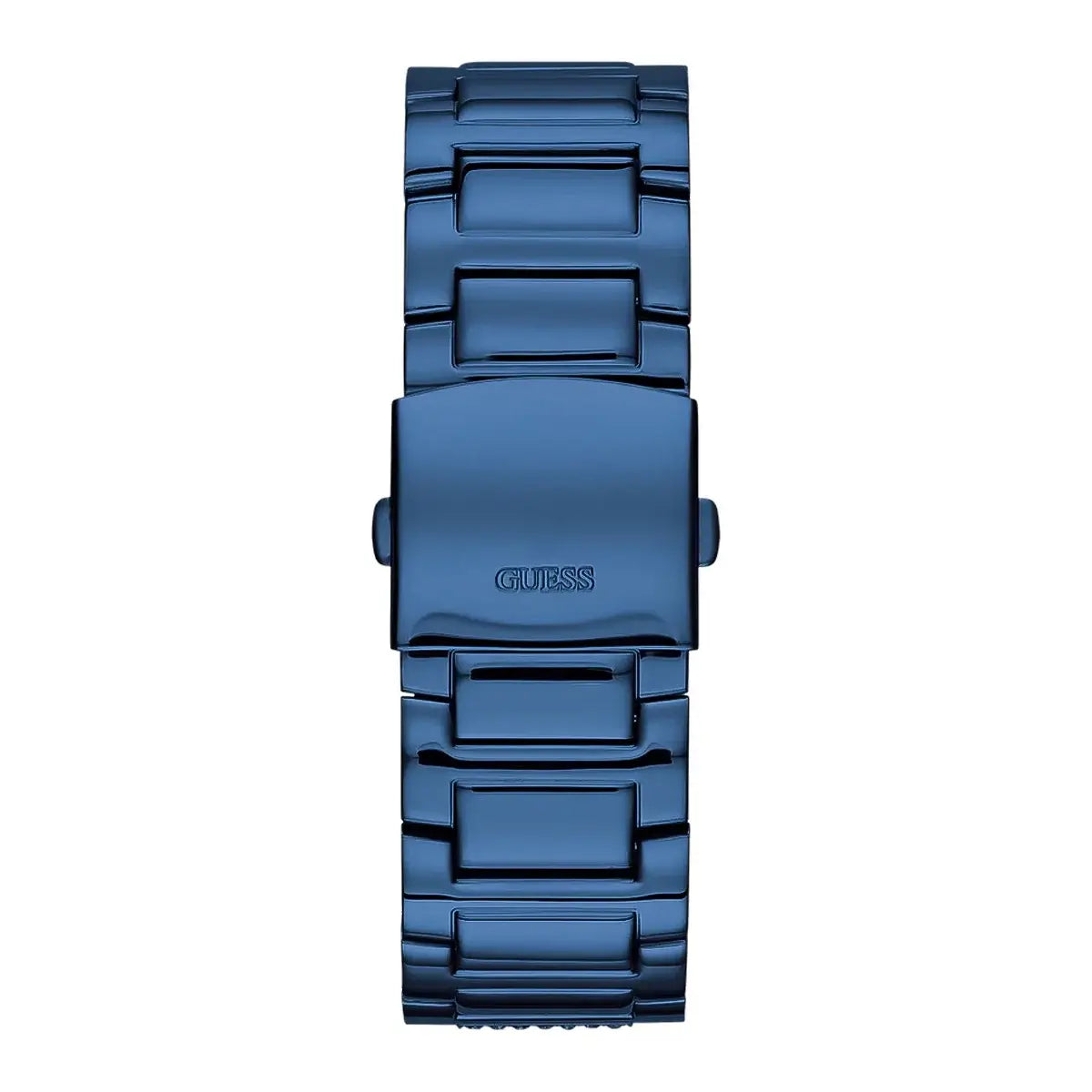 Guess U0799G6 con esfera azul y cristal mineral.