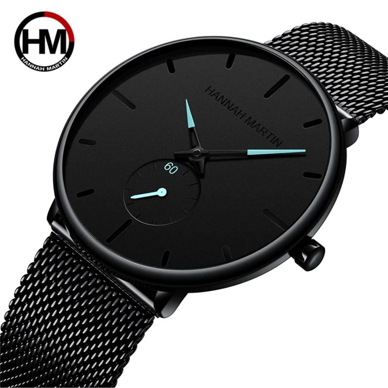 RELOJ HANNAH MARTIN NEGRO-AZUL HAN-2