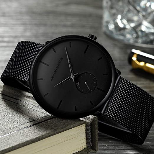 RELOJ HANNAH MARTIN NEGRO MATE HAN-5