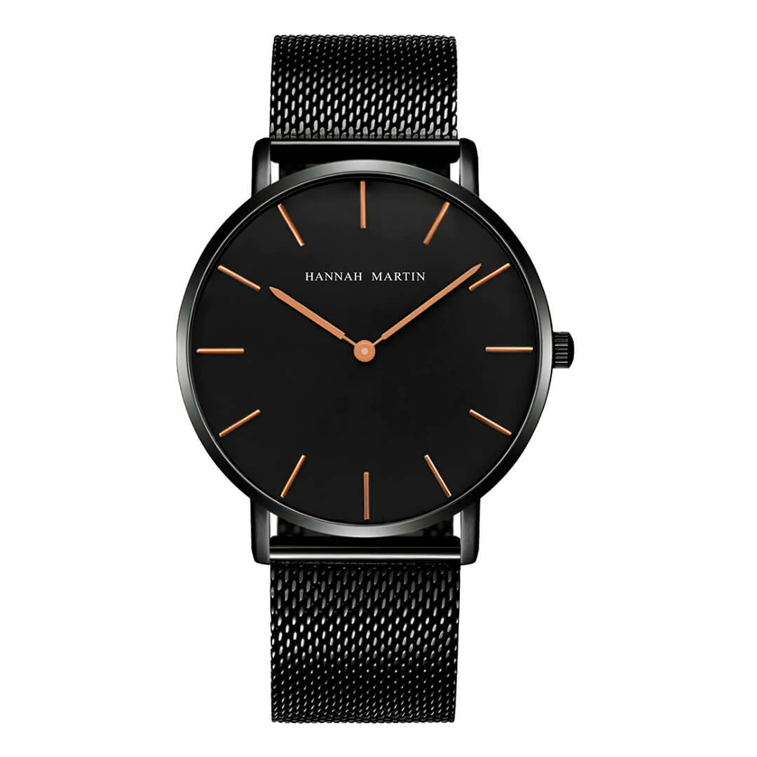 Reloj Hannah Martin Hombre Acero Negro | HAN-1