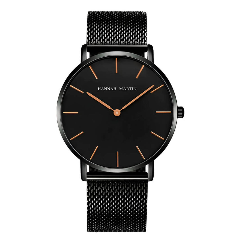 Reloj Hannah Martin Hombre Acero Negro | HAN-1