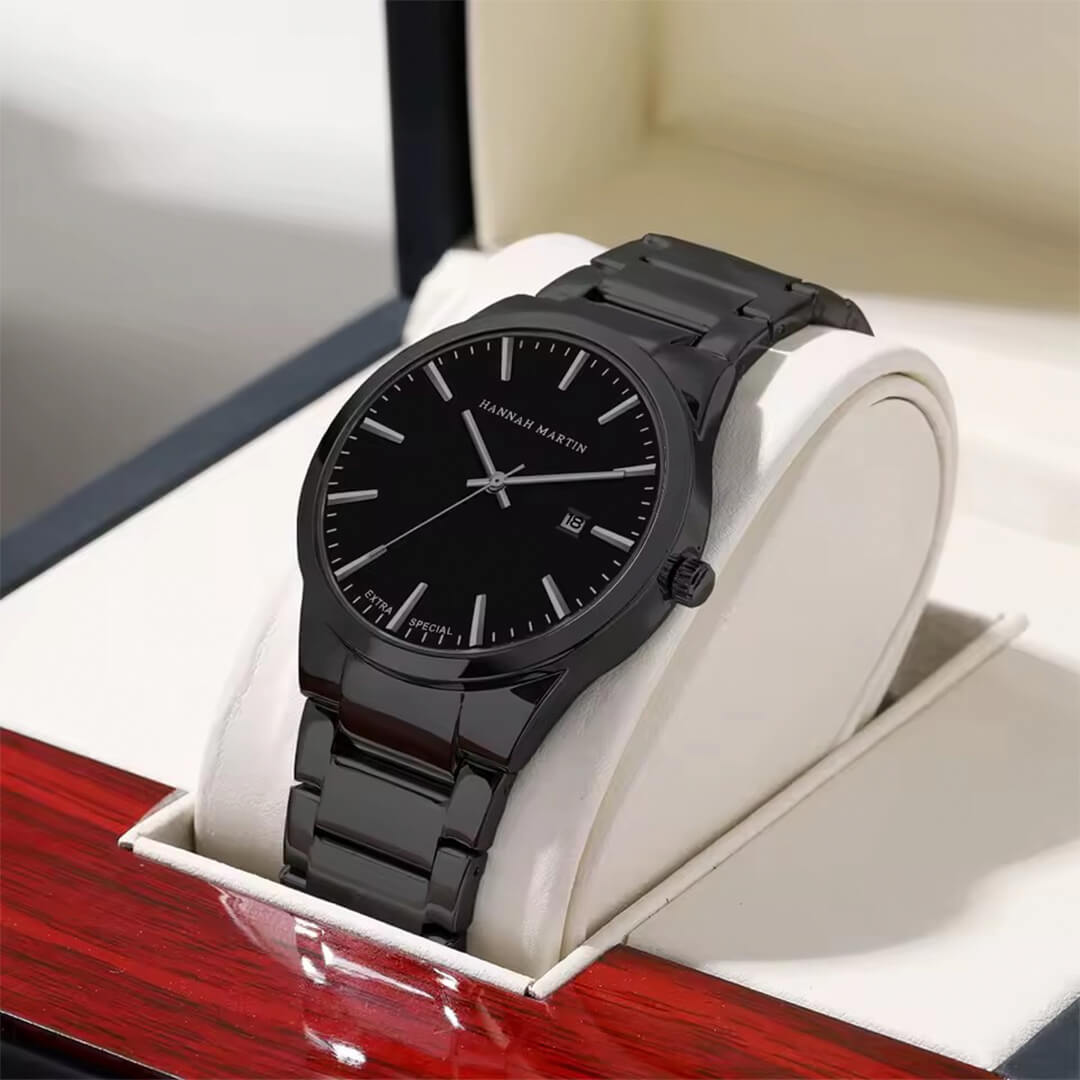 Reloj Hannah Martin HAN-19 Hombre Acero Negro