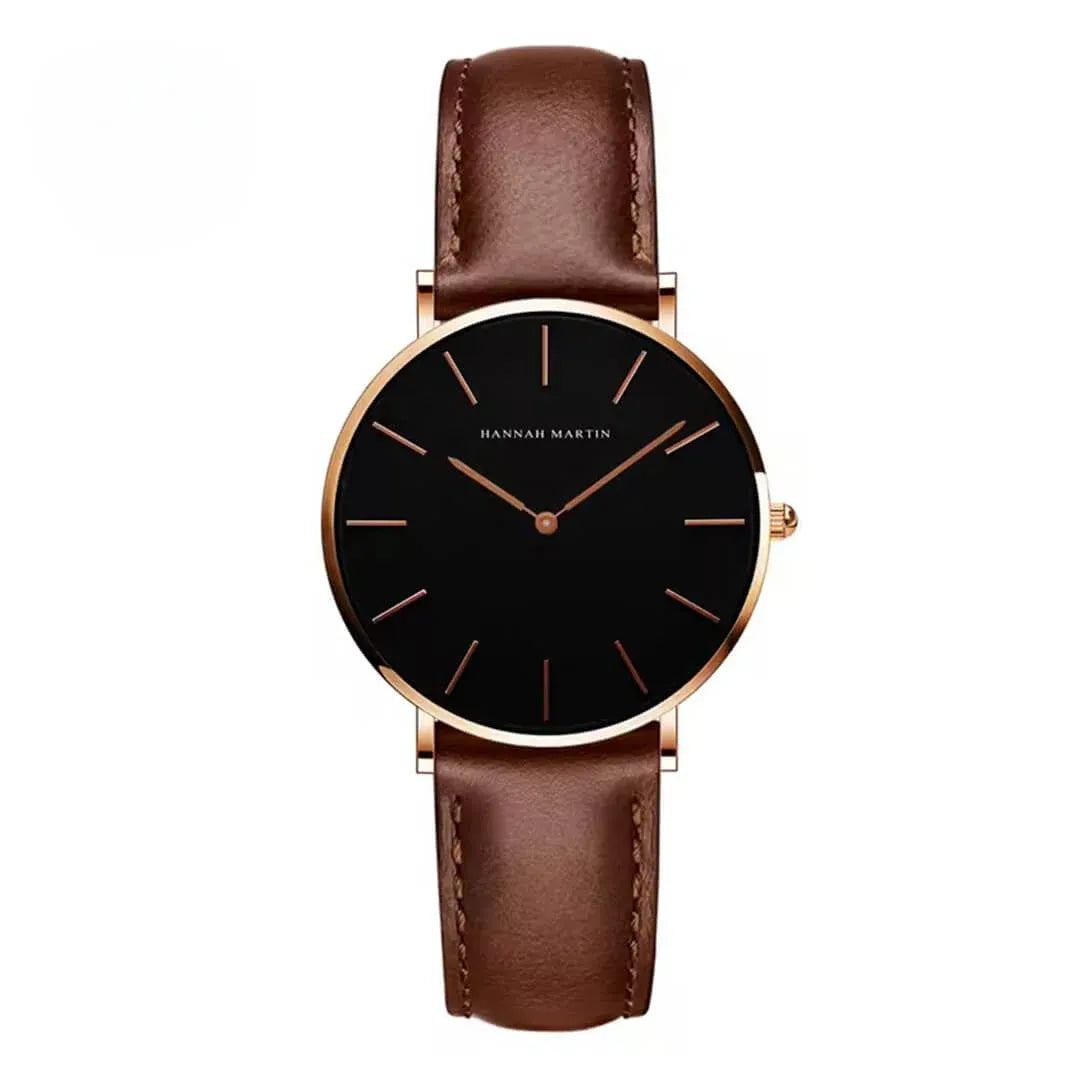 Reloj Hannah Martin HAN-33 Hombre Cuero Marrón | HAN-33