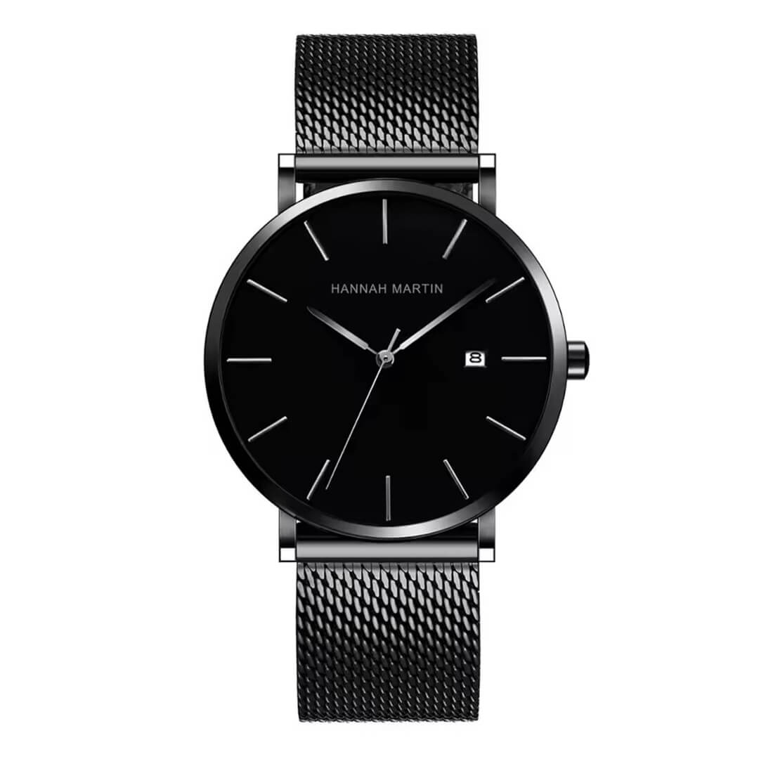 Reloj Hannah Martin Hombre Acero Negro | HAN-38