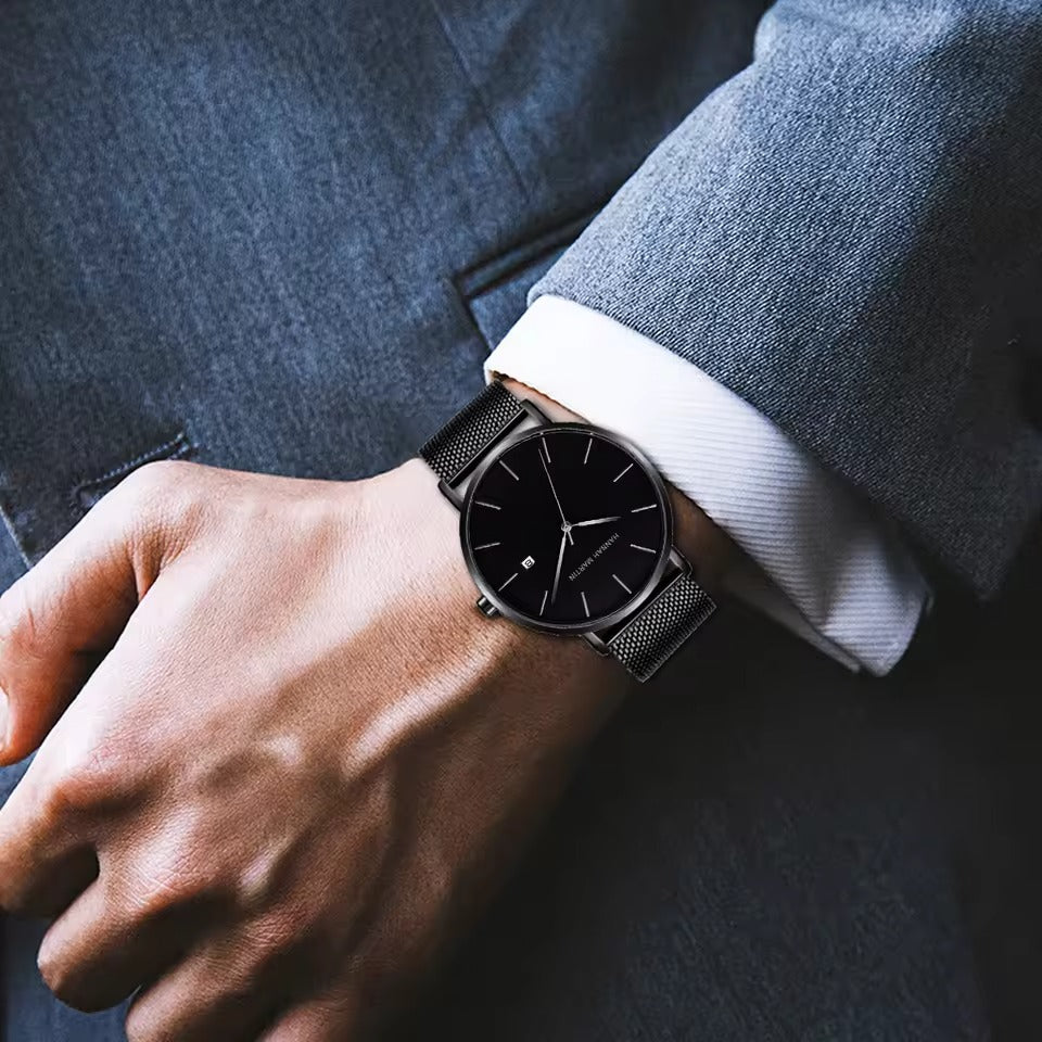 Reloj Hannah Martin HAN-38 Hombre Acero Negro