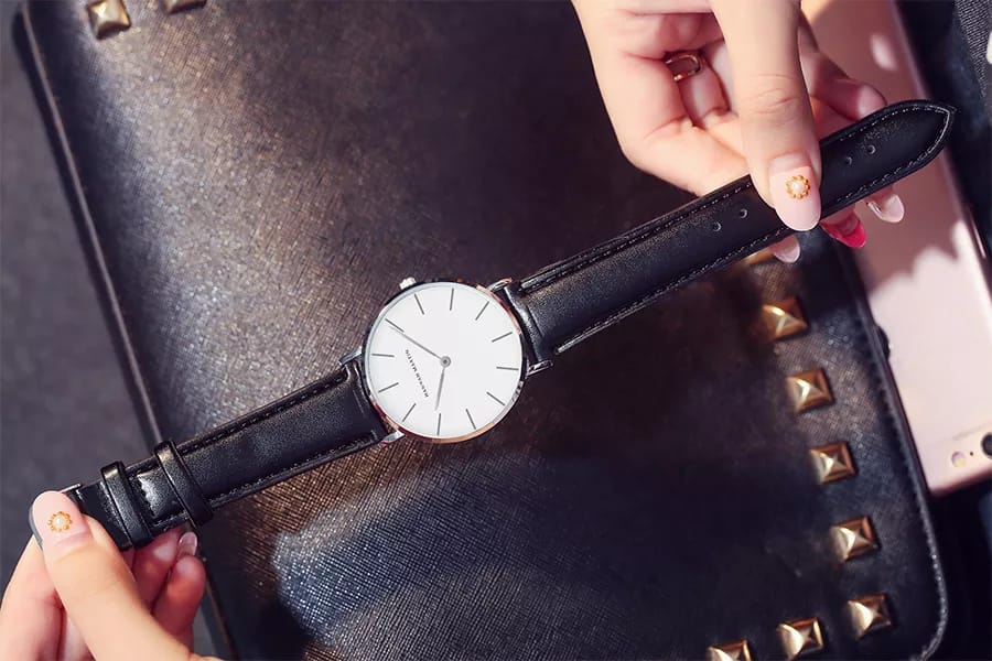 Reloj Hannah Martin HAN-M-11 Mujer Cuero Negro