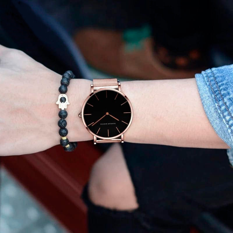 Reloj Hannah Martin HAN-M-2 Mujer Acero Oro Rosa
