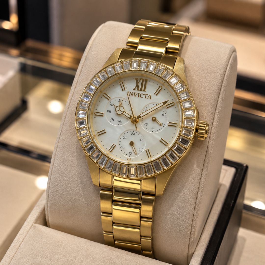 Reloj Invicta Angel 28452 Mujer Acero Dorado | INV-M-57