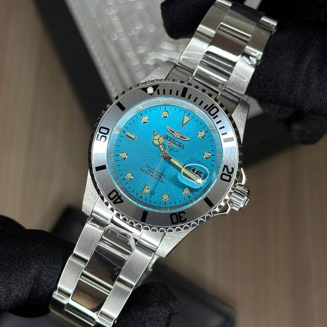 Reloj Invicta Pro Diver 50586 Hombre Acero Celeste | INV-513