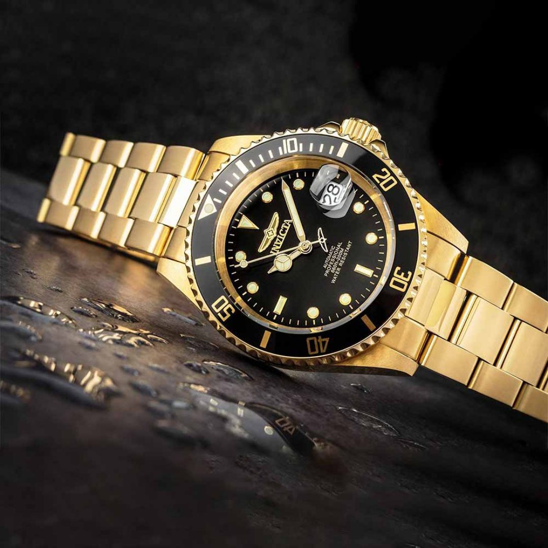 Reloj Invicta Pro Diver Exclusive 28664 Hombre Automático Dorado | INV-551