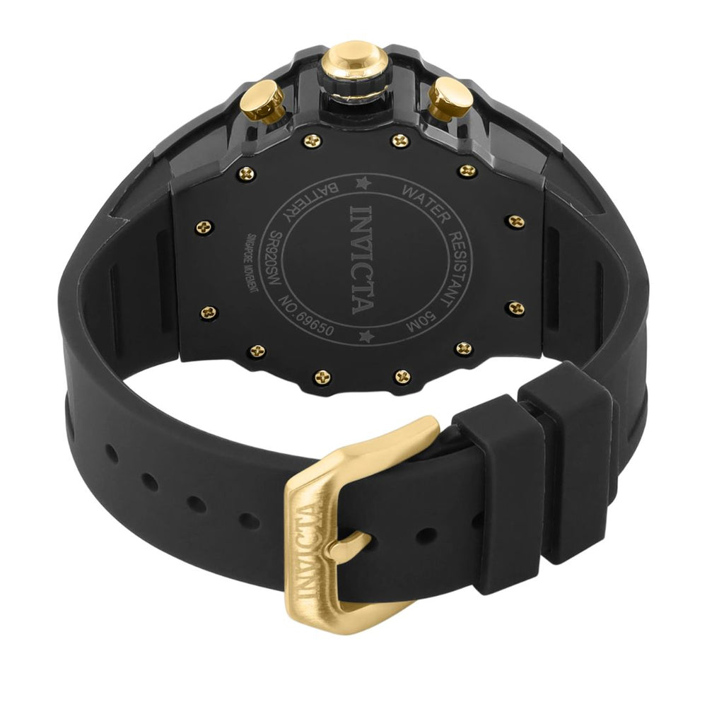 Reloj Invicta Racing 69650 negro vista lateral