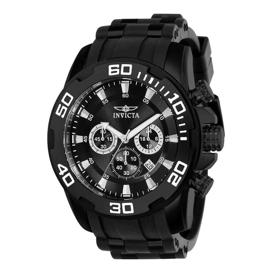 Reloj Invicta PRO DIVER SCUBA 22338, diseño elegante en acero inoxidable y silicona, resistente al agua hasta 100m.