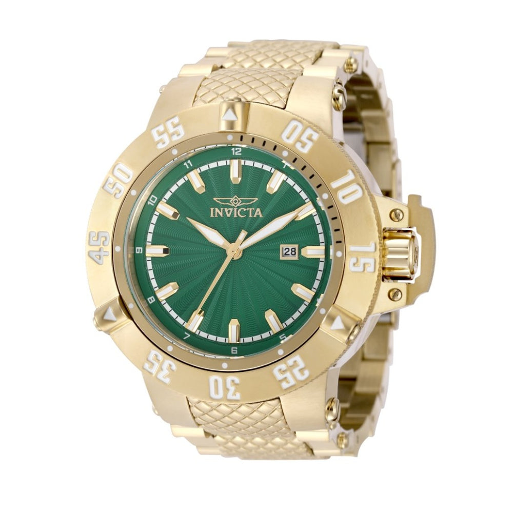 Reloj Invicta Subaqua Noma III 50050 dorado vista frontal