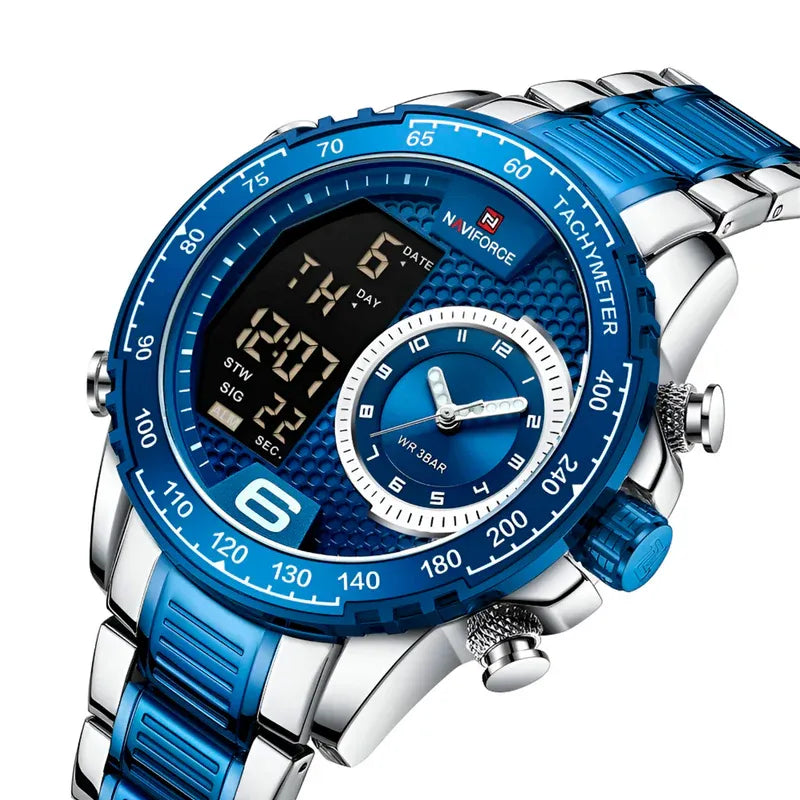 Reloj Naviforce Hombre Acero Azul | NAV-110