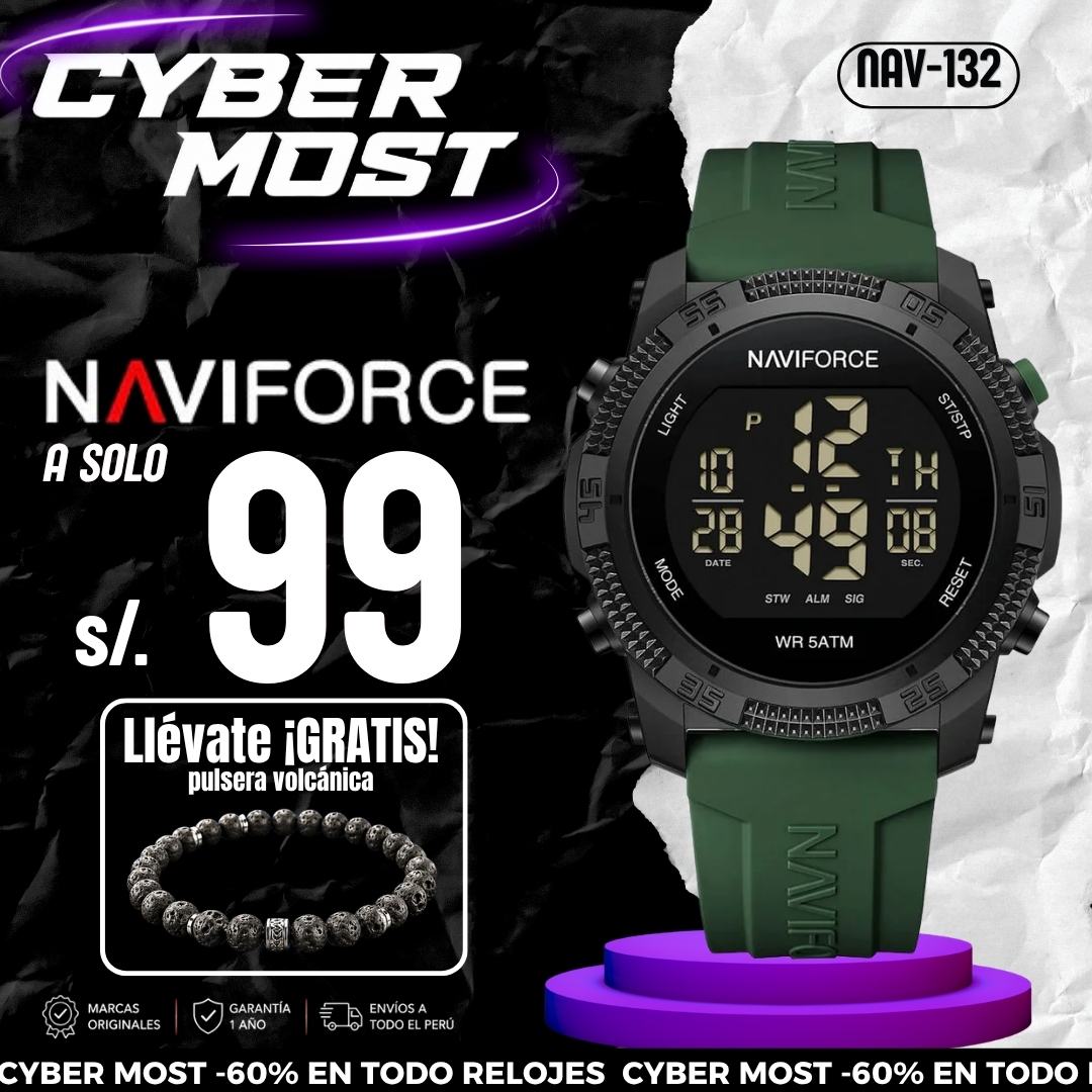 Reloj Naviforce NAV-132 Hombre Deportivo Verde