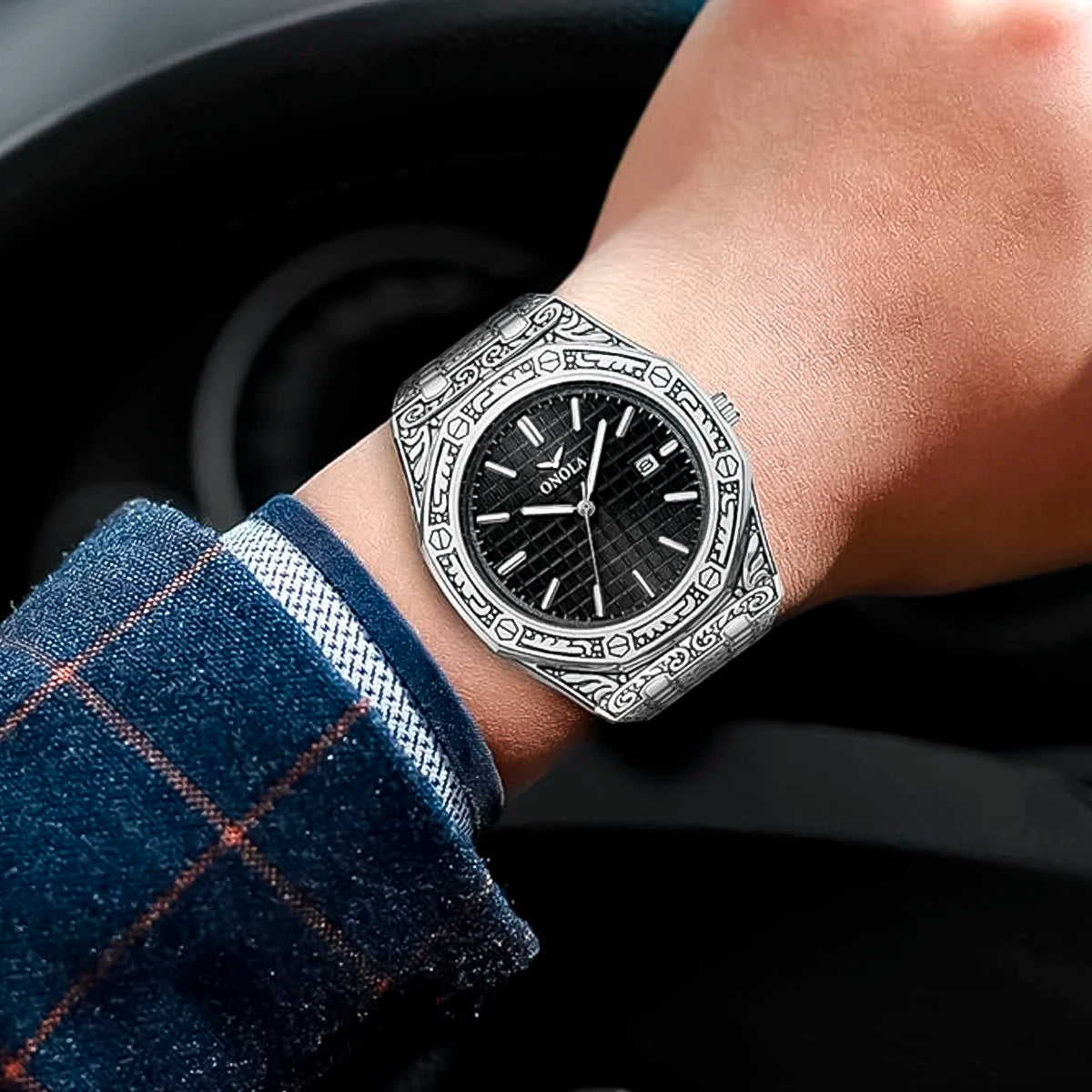 Reloj Onola ONO-2 Hombre Vintage Plateado