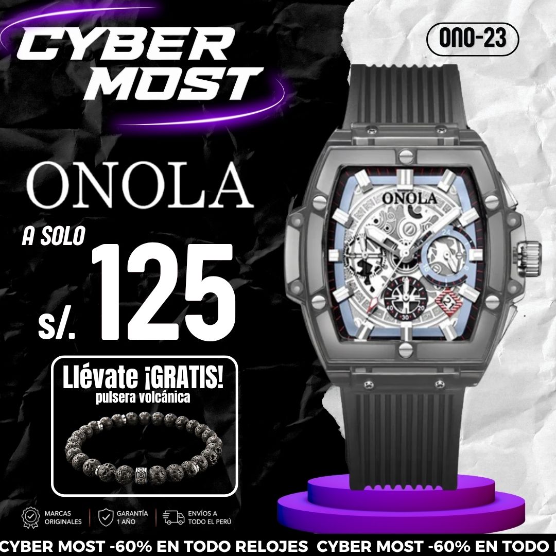 Reloj Onola ONO-23 Hombre Casual Negro